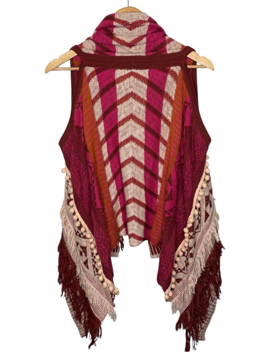 Anthropologie‎ Moth Durango Jacquard Boho Vest - Picture 7 of 15